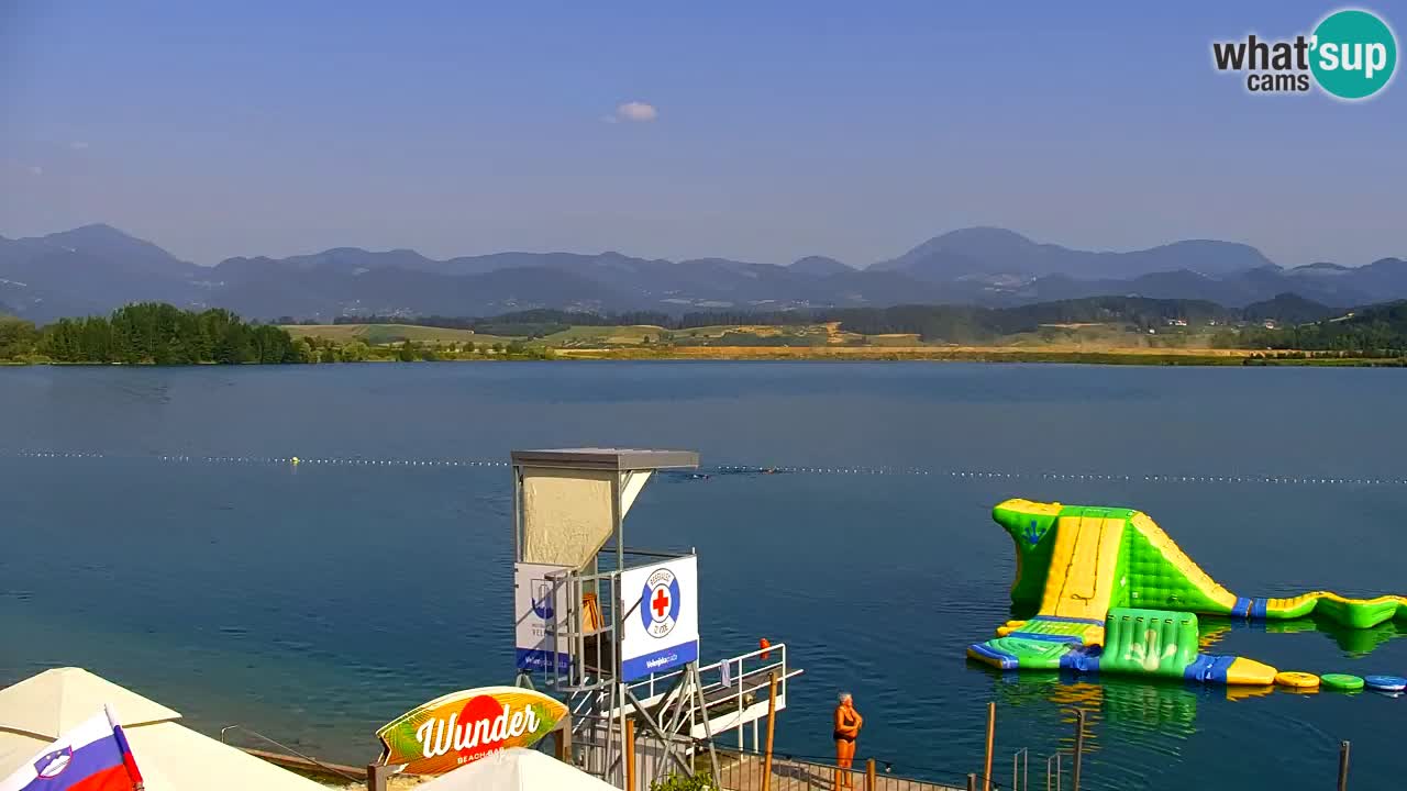 Webcam Lago di Velenje – Spiaggia di Velenje in diretta