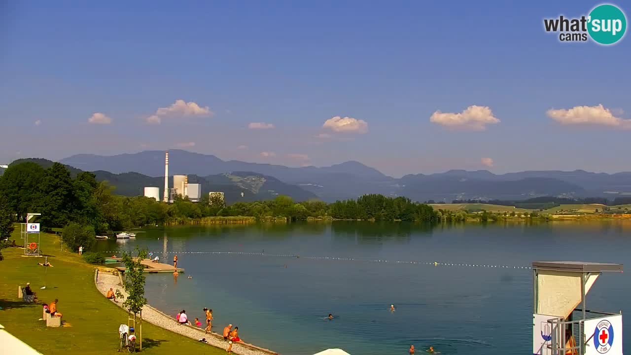 Web kamera Velenjsko jezero – Plaža Velenje uživo