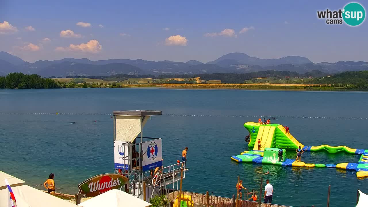 Webcam Lago di Velenje – Spiaggia di Velenje in diretta