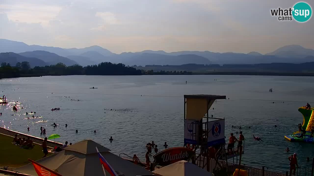 Webcam lac de Velenje – Vue en direct depuis Velenje Beach