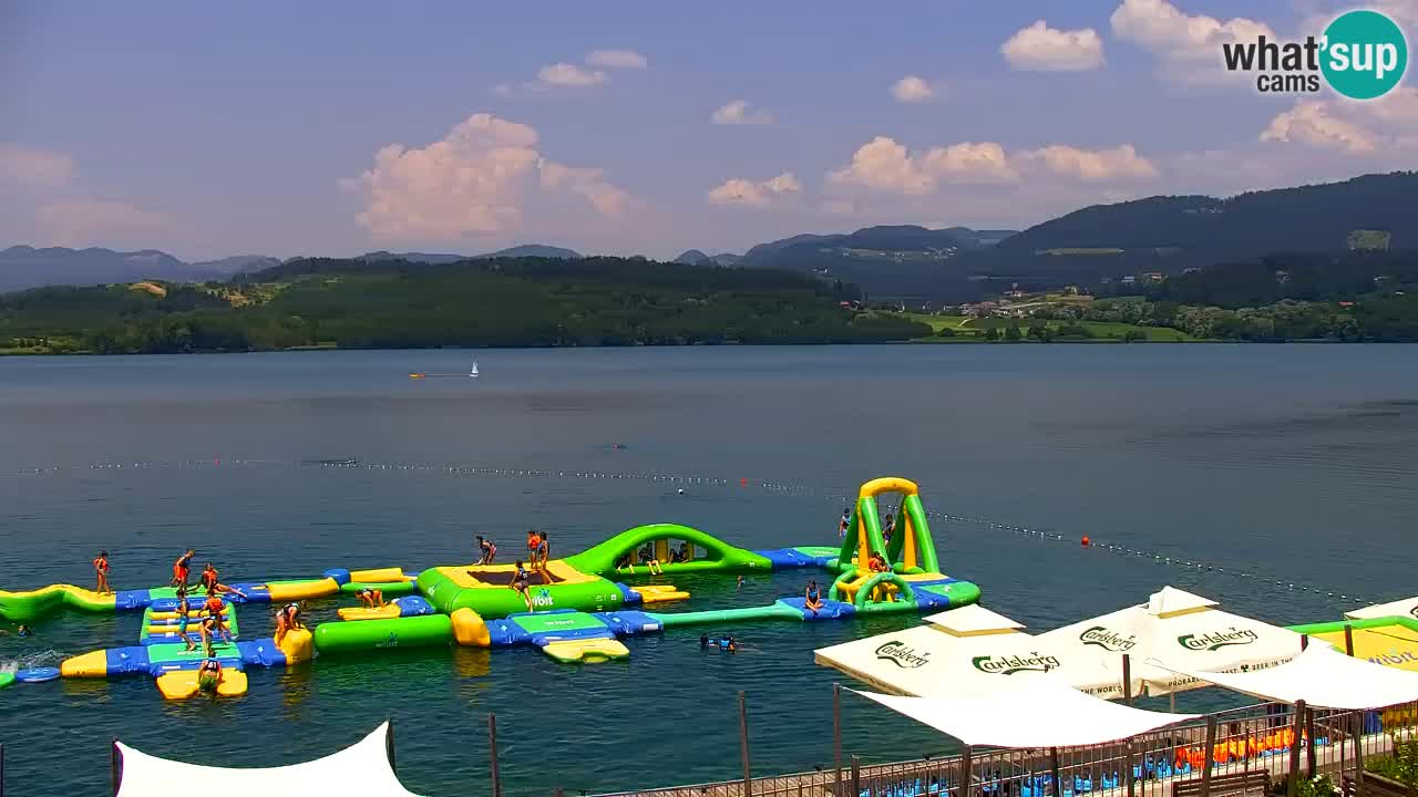 Webcam lago Velenje – Vista en directo desde Velenje Beach