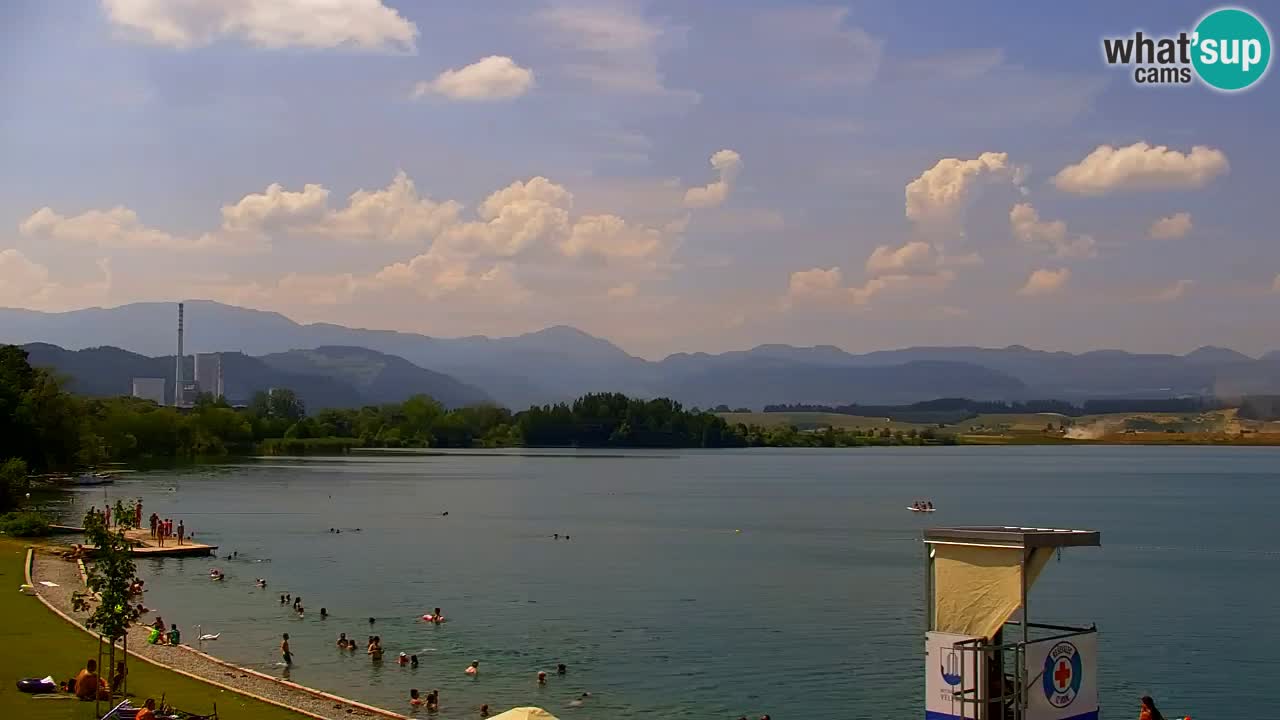 Webcam Lago di Velenje – Spiaggia di Velenje in diretta