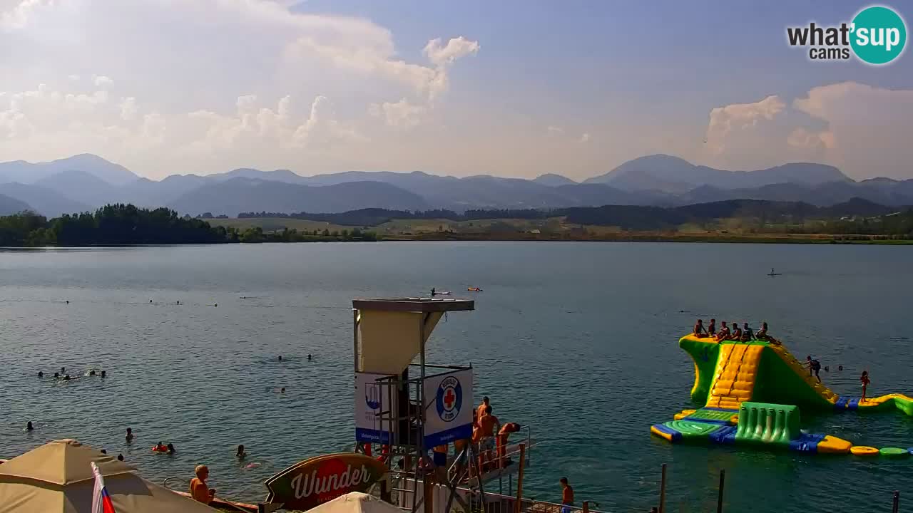 Webcam Lago di Velenje – Spiaggia di Velenje in diretta