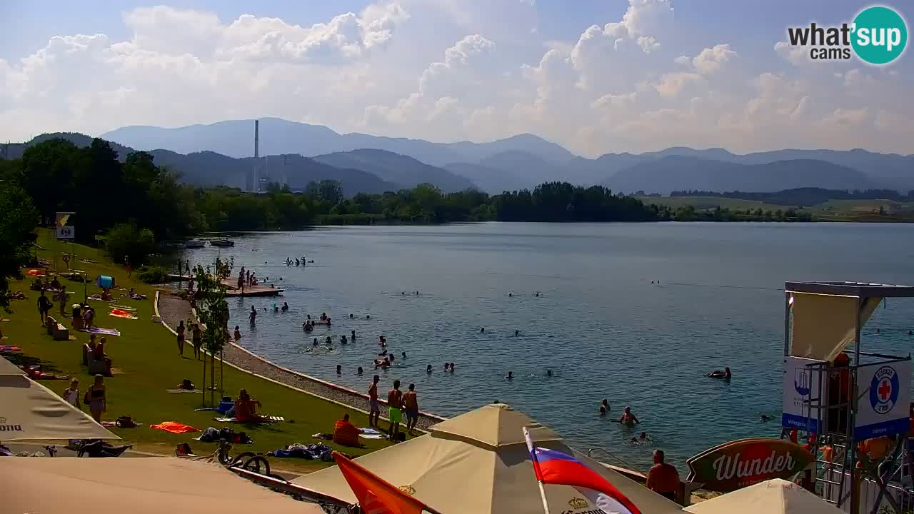 Webcam Lago di Velenje – Spiaggia di Velenje in diretta