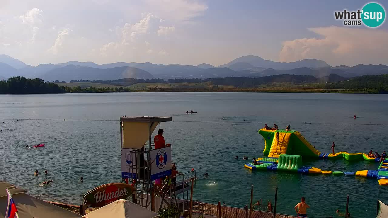Web kamera Velenjsko jezero – Plaža Velenje uživo