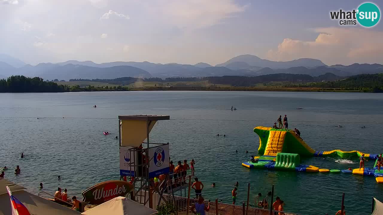 Webcam lac de Velenje – Vue en direct depuis Velenje Beach