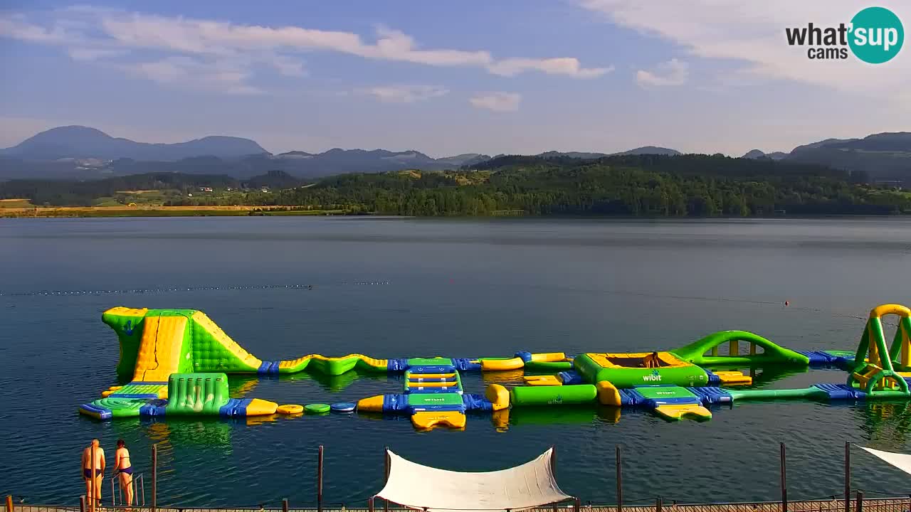 Webcam lago Velenje – Vista en directo desde Velenje Beach