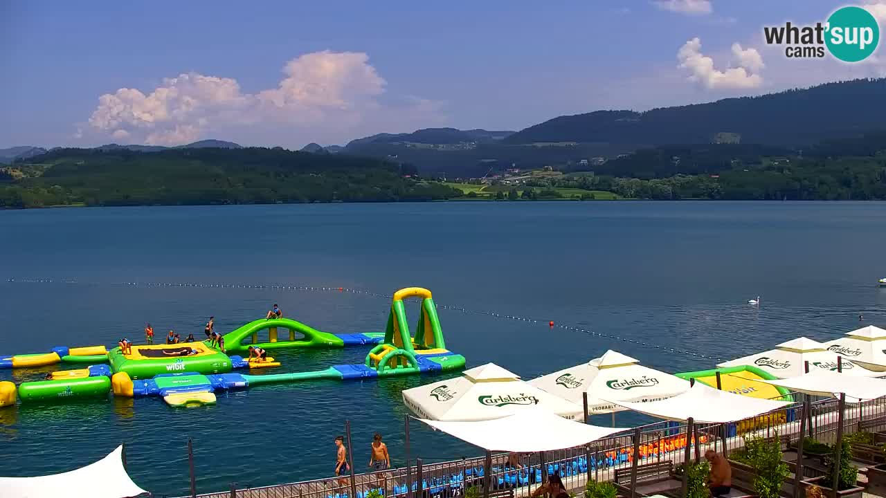 Webcam lac de Velenje – Vue en direct depuis Velenje Beach