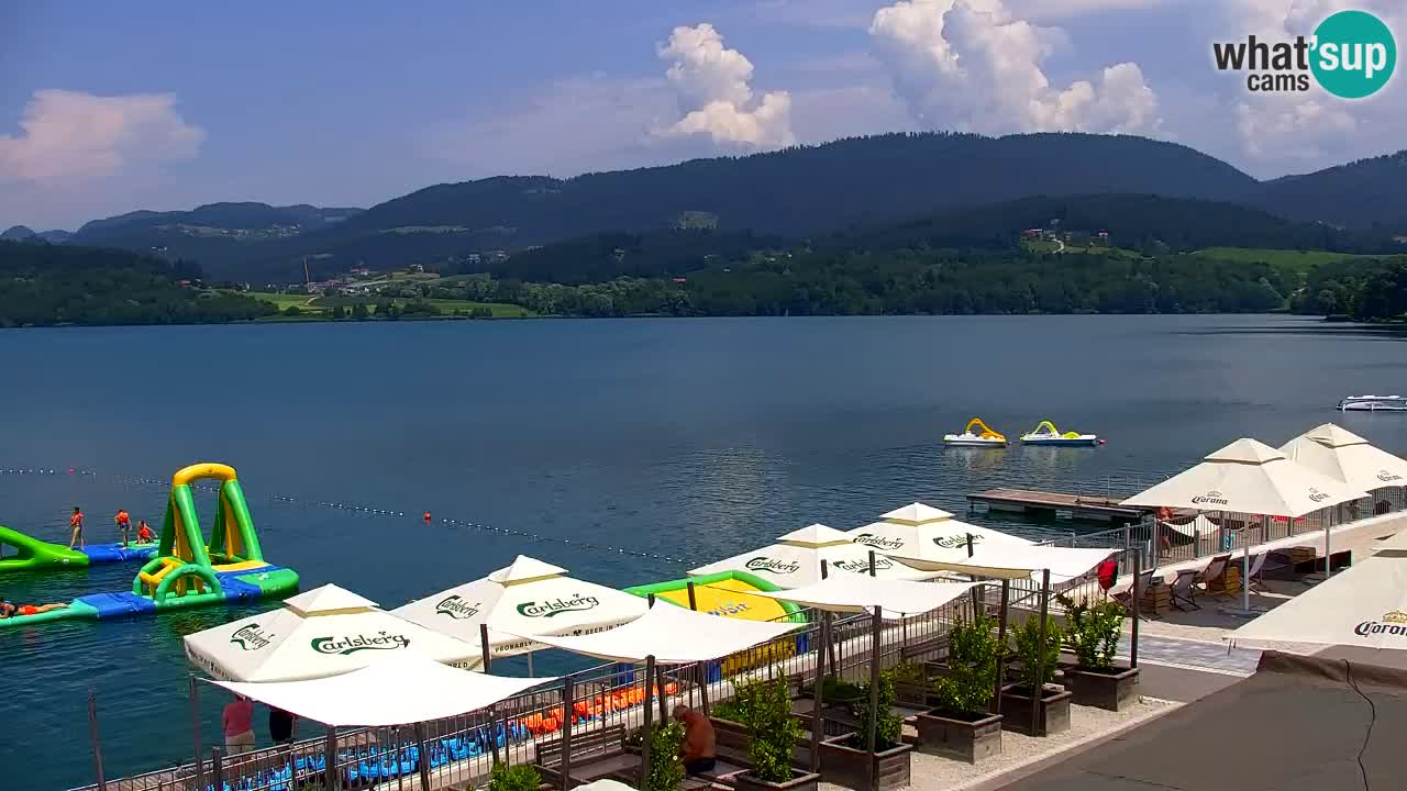 Webcam lac de Velenje – Vue en direct depuis Velenje Beach