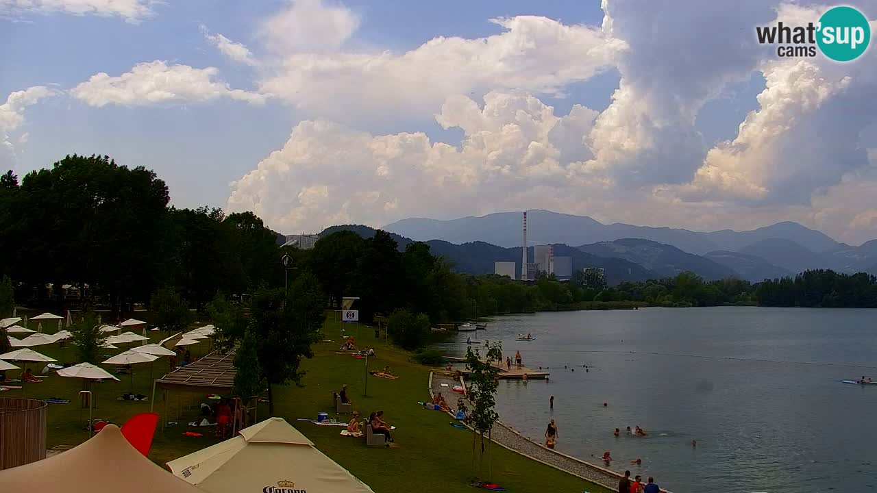 Webcam lac de Velenje – Vue en direct depuis Velenje Beach
