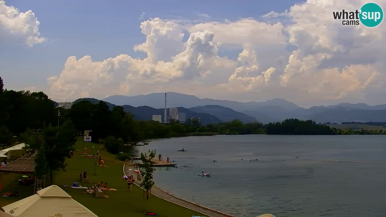 Webcam lac de Velenje – Vue en direct depuis Velenje Beach