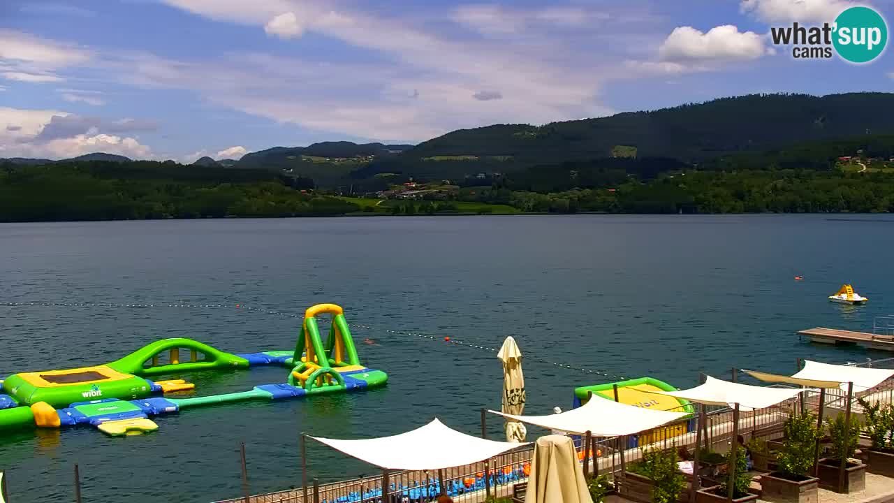 Webcam lago Velenje – Vista en directo desde Velenje Beach