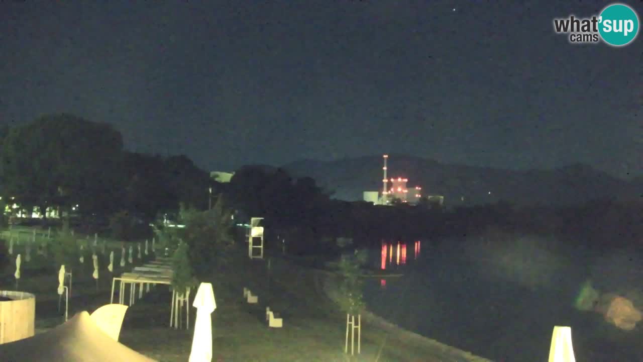 Webcam lago Velenje – Vista en directo desde Velenje Beach