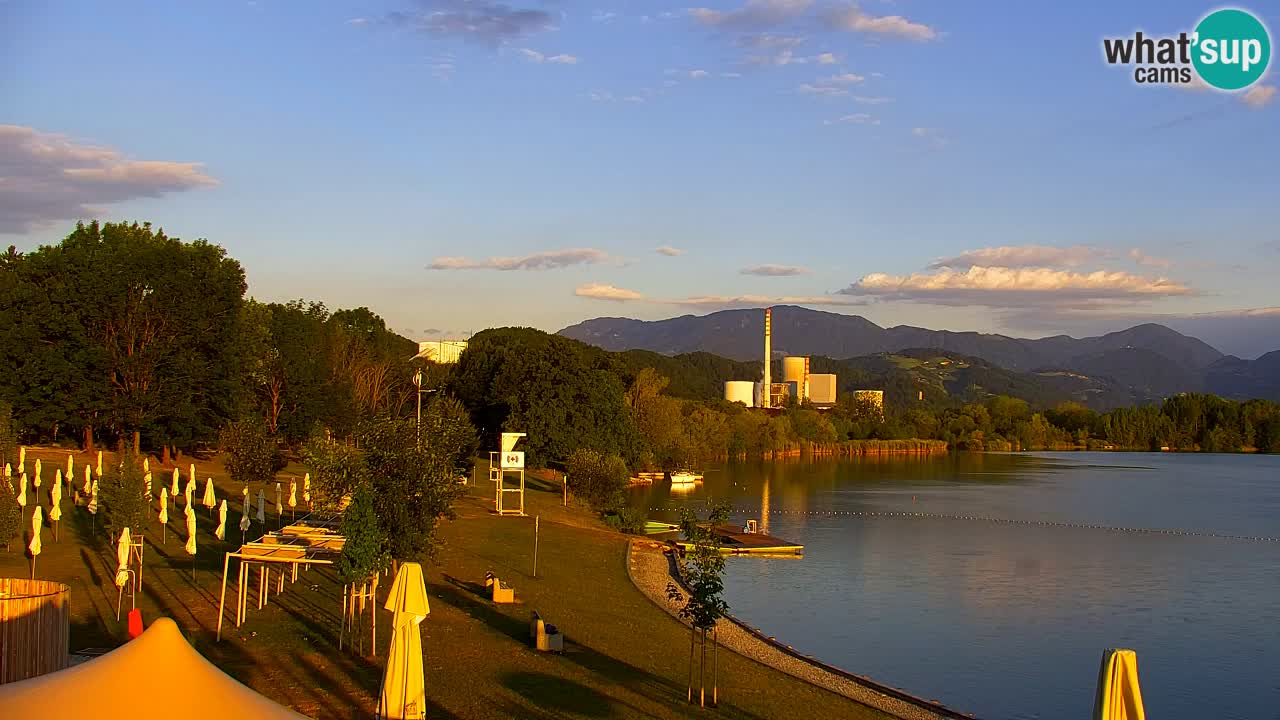 Webcam lago Velenje – Vista en directo desde Velenje Beach