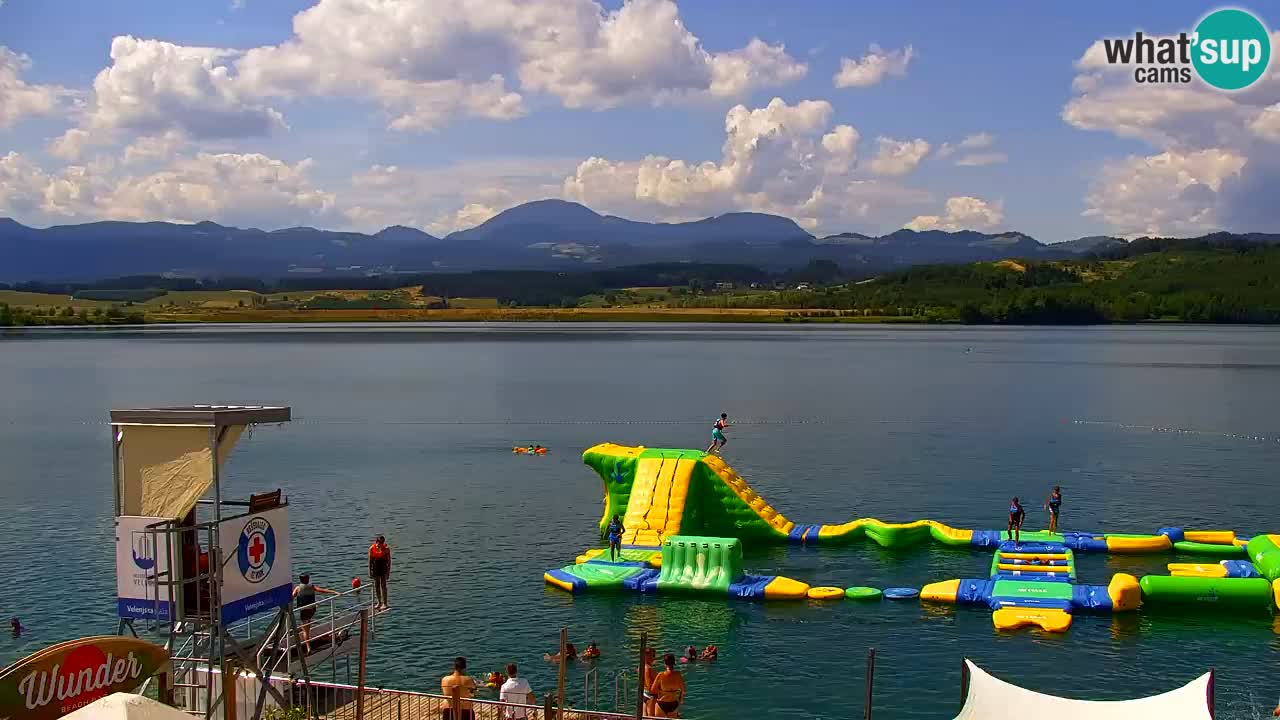 Webcam Lago di Velenje – Spiaggia di Velenje in diretta
