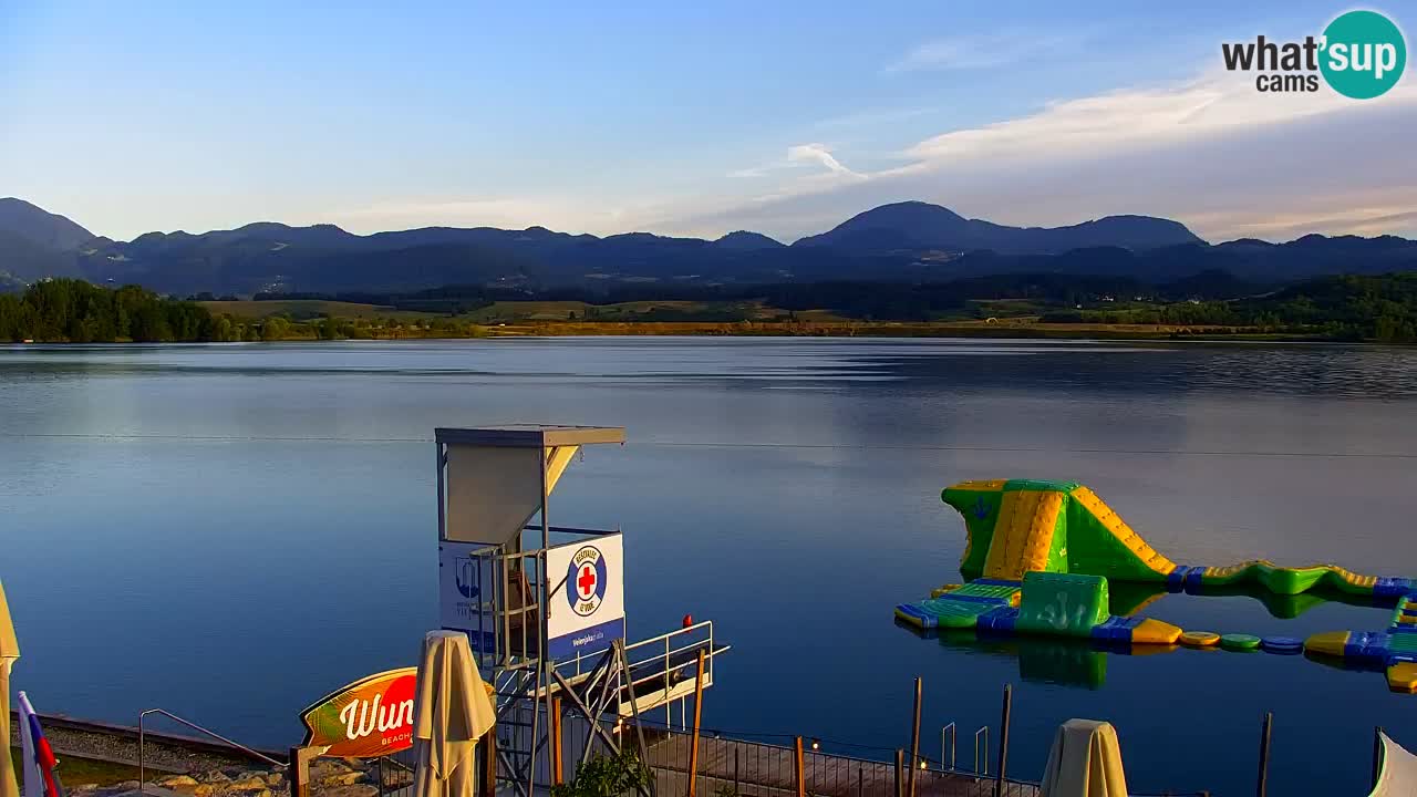 Webcam Lago di Velenje – Spiaggia di Velenje in diretta