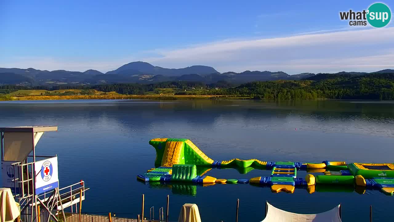 Webcam Lago di Velenje – Spiaggia di Velenje in diretta