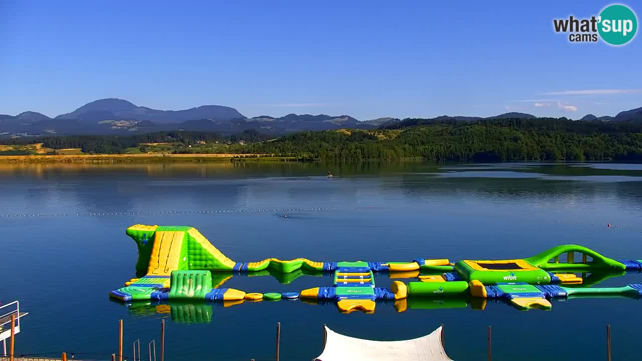 Web kamera Velenjsko jezero – Plaža Velenje uživo