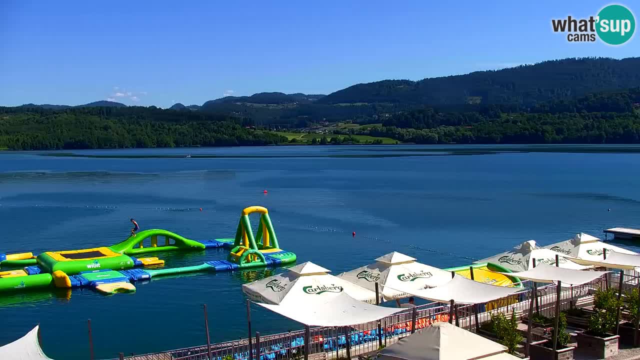 Webcam lago Velenje – Vista en directo desde Velenje Beach