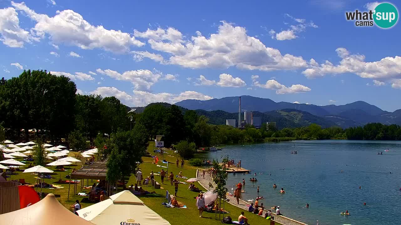 Webcam Lago di Velenje – Spiaggia di Velenje in diretta