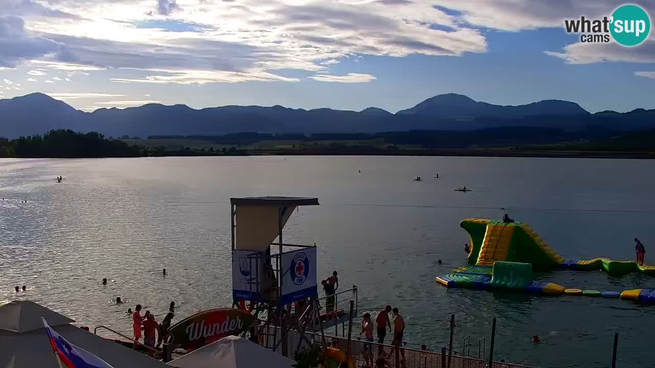 Web kamera Velenjsko jezero – Plaža Velenje uživo