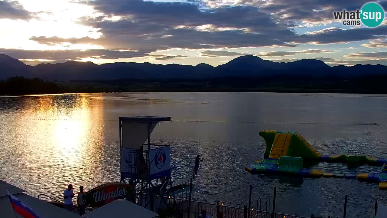 Webcam lac de Velenje – Vue en direct depuis Velenje Beach