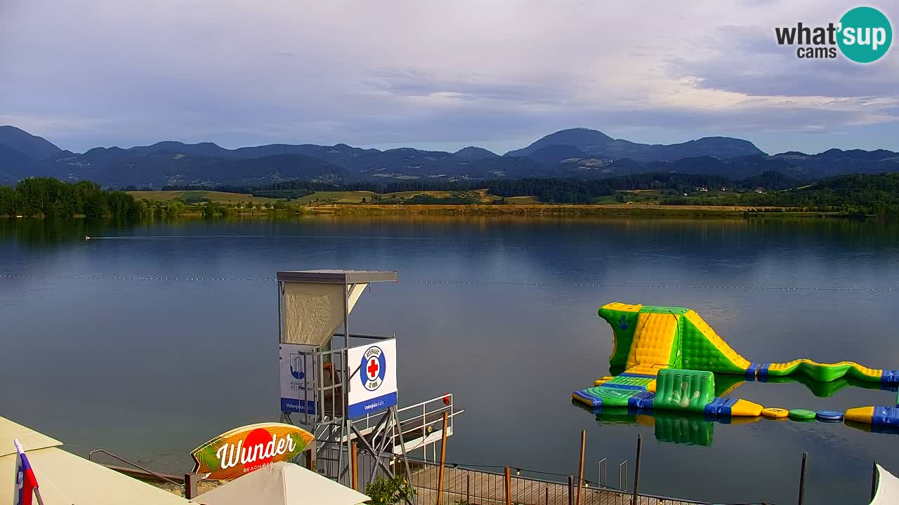Webcam lago Velenje – Vista en directo desde Velenje Beach