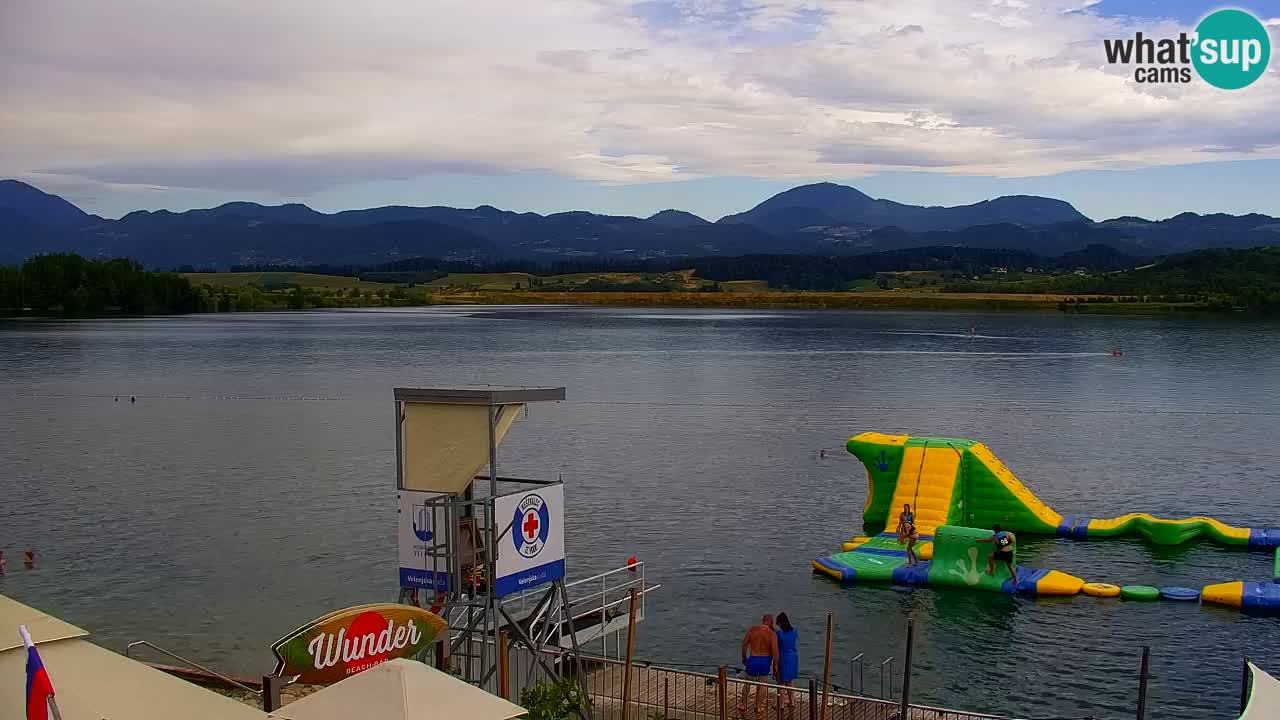 Web kamera Velenjsko jezero – Plaža Velenje uživo