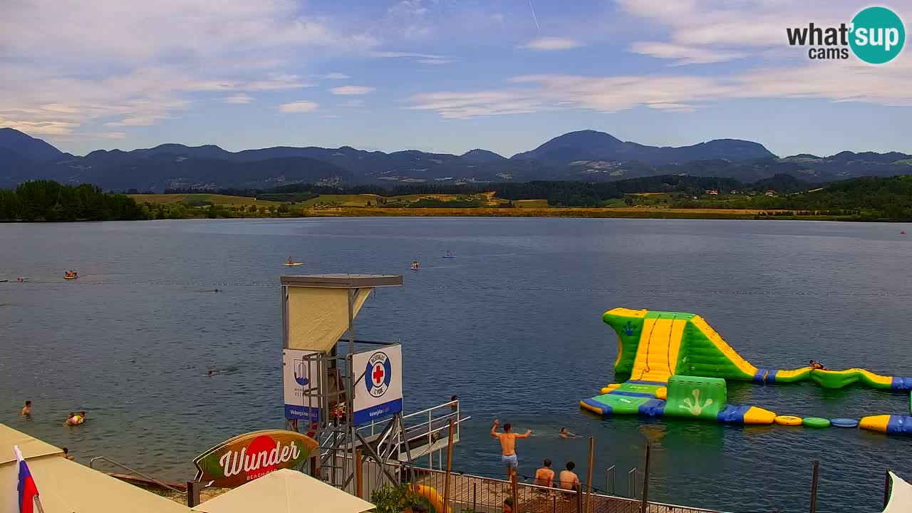 Webcam Lago di Velenje – Spiaggia di Velenje in diretta