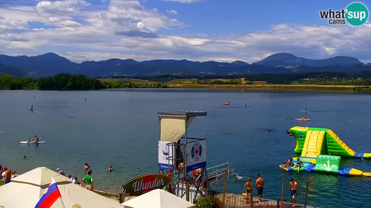 Webcam Lago di Velenje – Spiaggia di Velenje in diretta