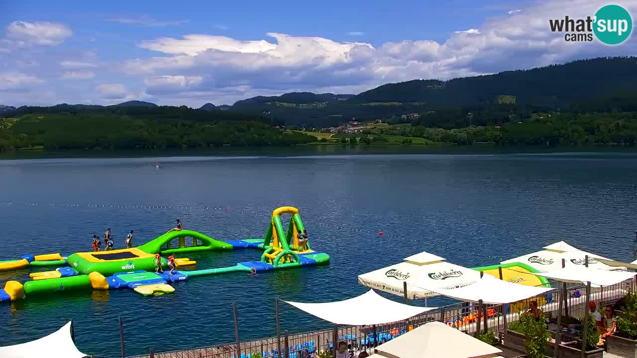 Webcam lac de Velenje – Vue en direct depuis Velenje Beach