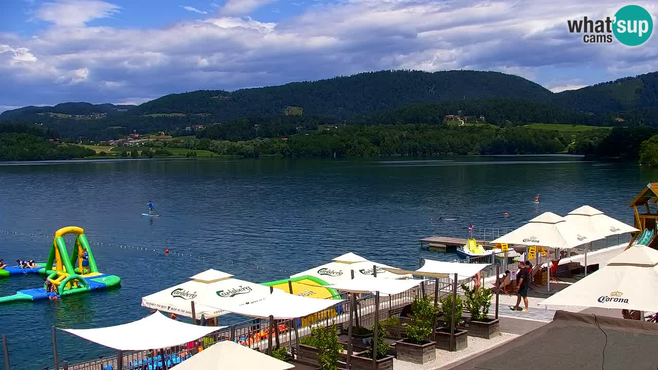 Webcam lago Velenje – Vista en directo desde Velenje Beach