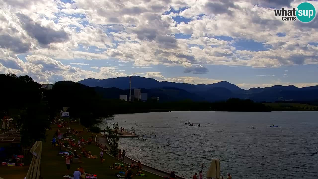 Webcam lago Velenje – Vista en directo desde Velenje Beach