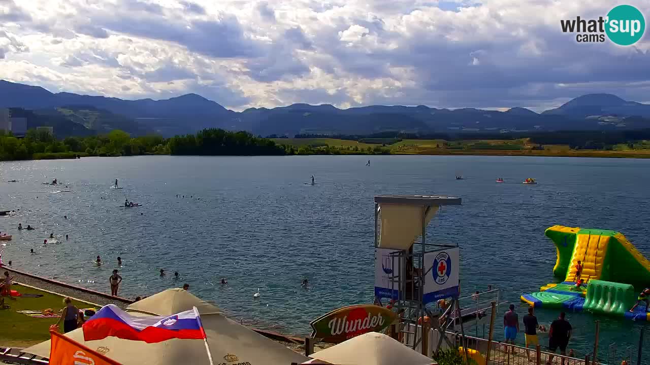 Webcam Lago di Velenje – Spiaggia di Velenje in diretta