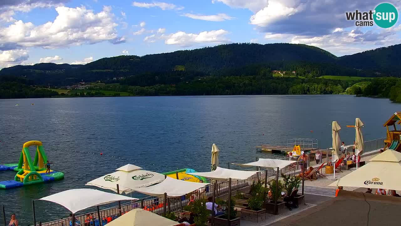 Webcam lago Velenje – Vista en directo desde Velenje Beach