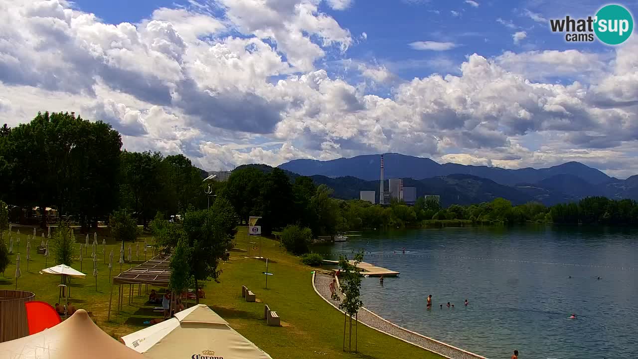 Web kamera Velenjsko jezero – Plaža Velenje uživo