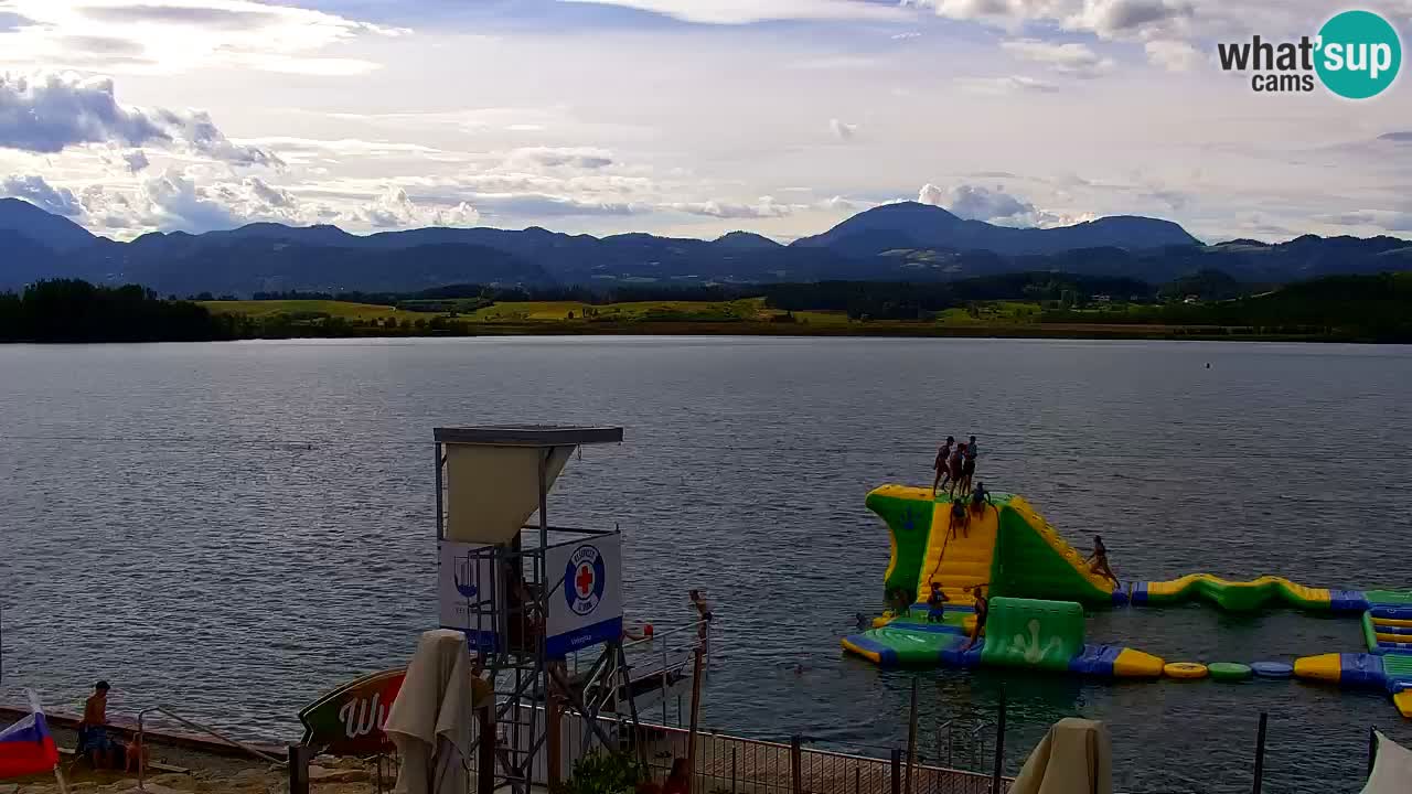 Webcam lac de Velenje – Vue en direct depuis Velenje Beach