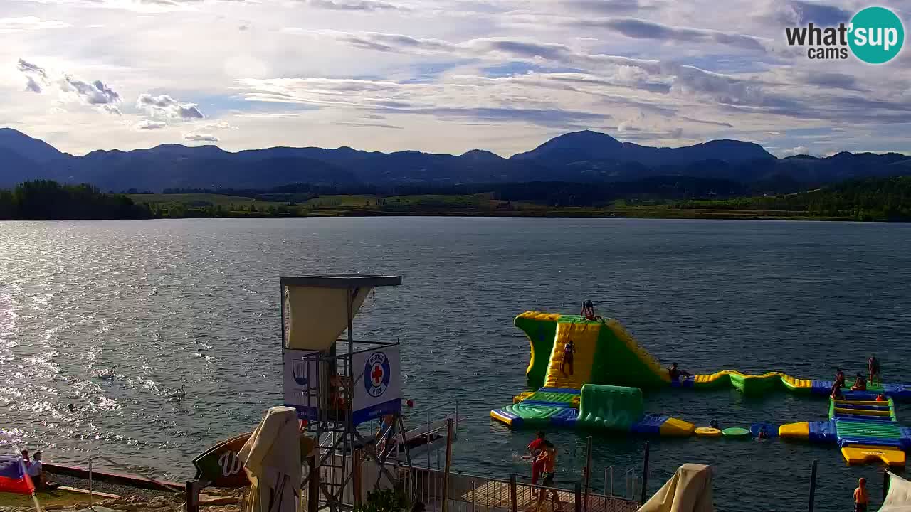Web kamera Velenjsko jezero – Plaža Velenje uživo