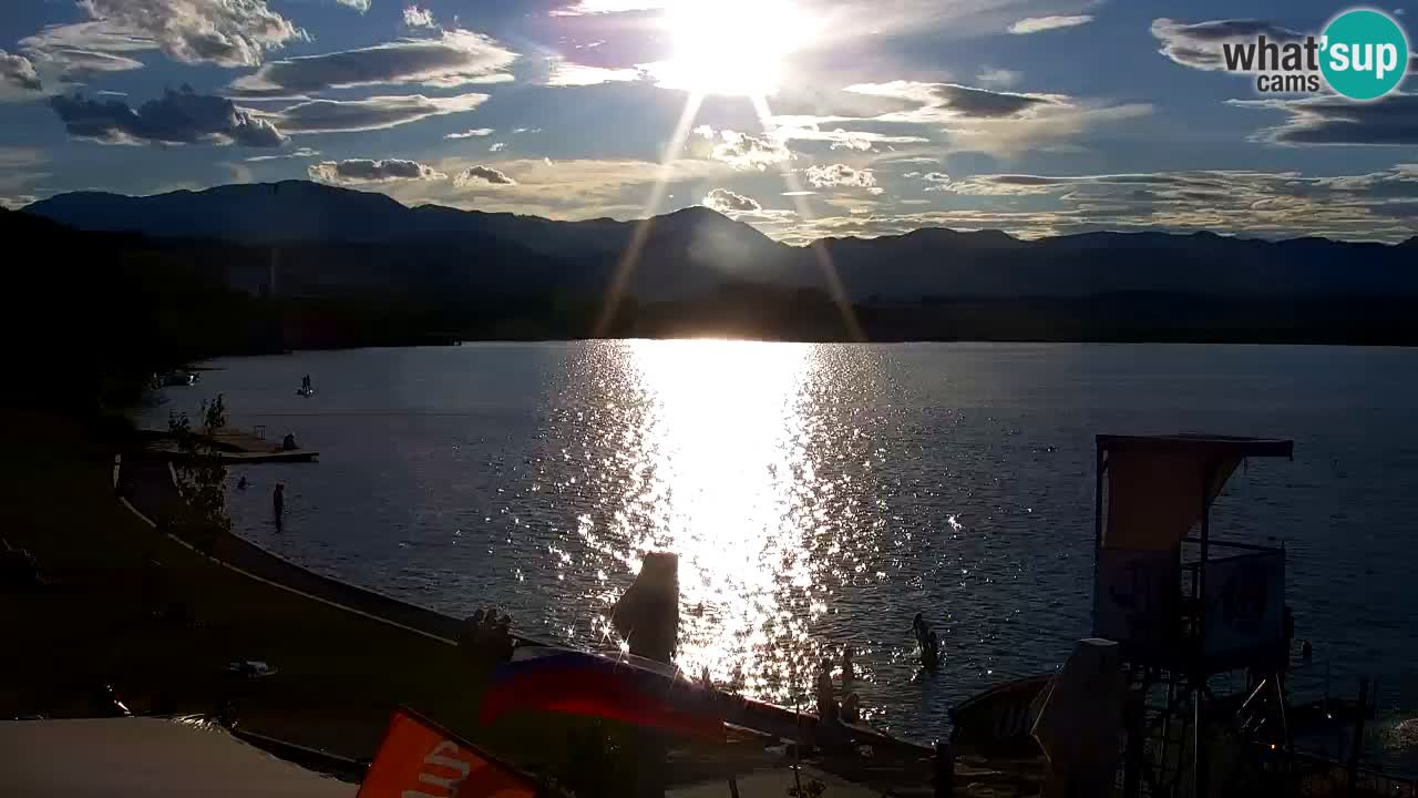 Webcam lac de Velenje – Vue en direct depuis Velenje Beach