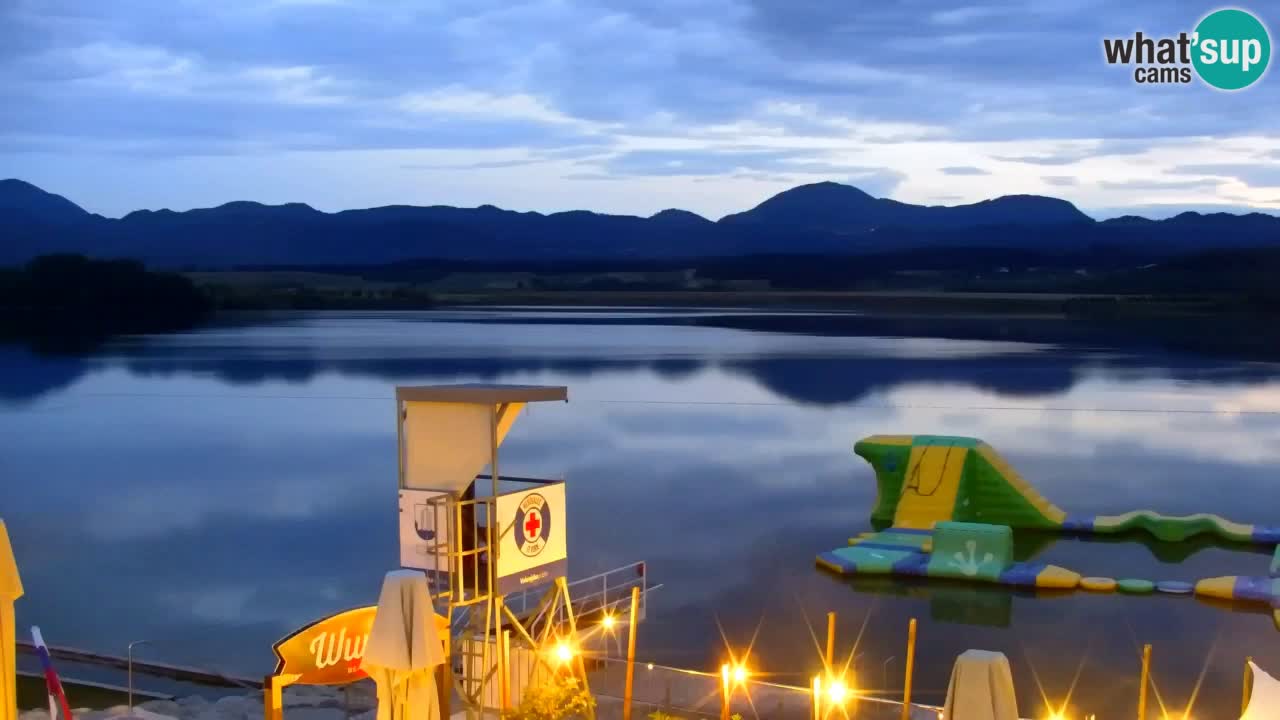 Webcam lago Velenje – Vista en directo desde Velenje Beach
