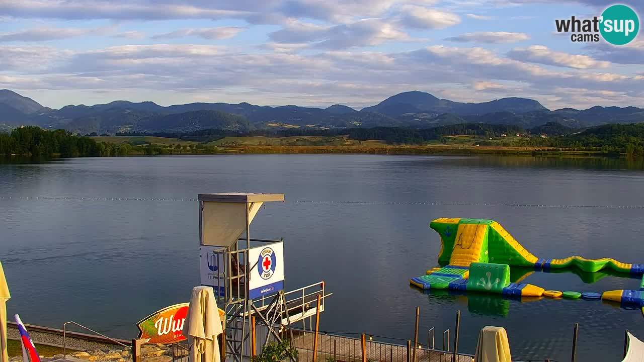 Webcam Lago di Velenje – Spiaggia di Velenje in diretta