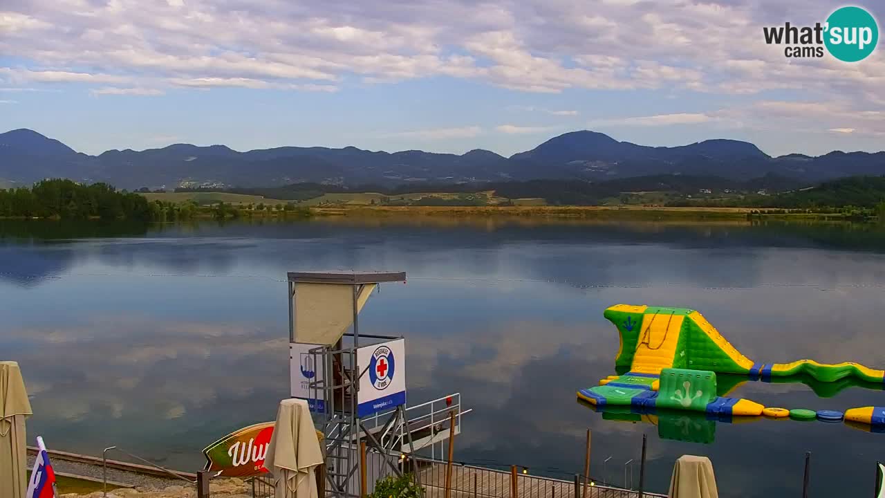 Web kamera Velenjsko jezero – Plaža Velenje uživo