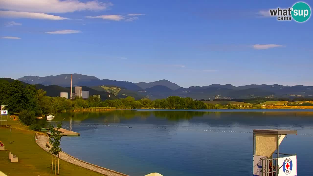 Webcam Lago di Velenje – Spiaggia di Velenje in diretta
