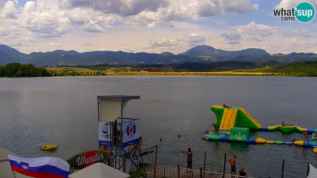 Webcam lago Velenje – Vista en directo desde Velenje Beach