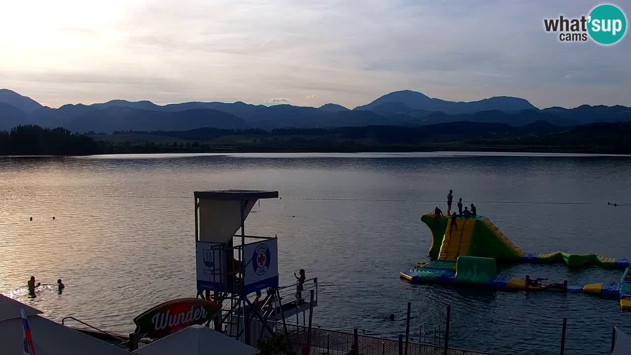 Web kamera Velenjsko jezero – Plaža Velenje uživo