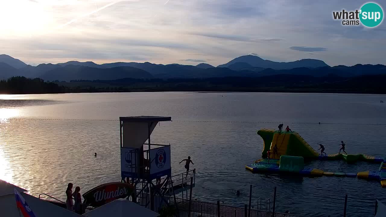 Webcam lago Velenje – Vista en directo desde Velenje Beach