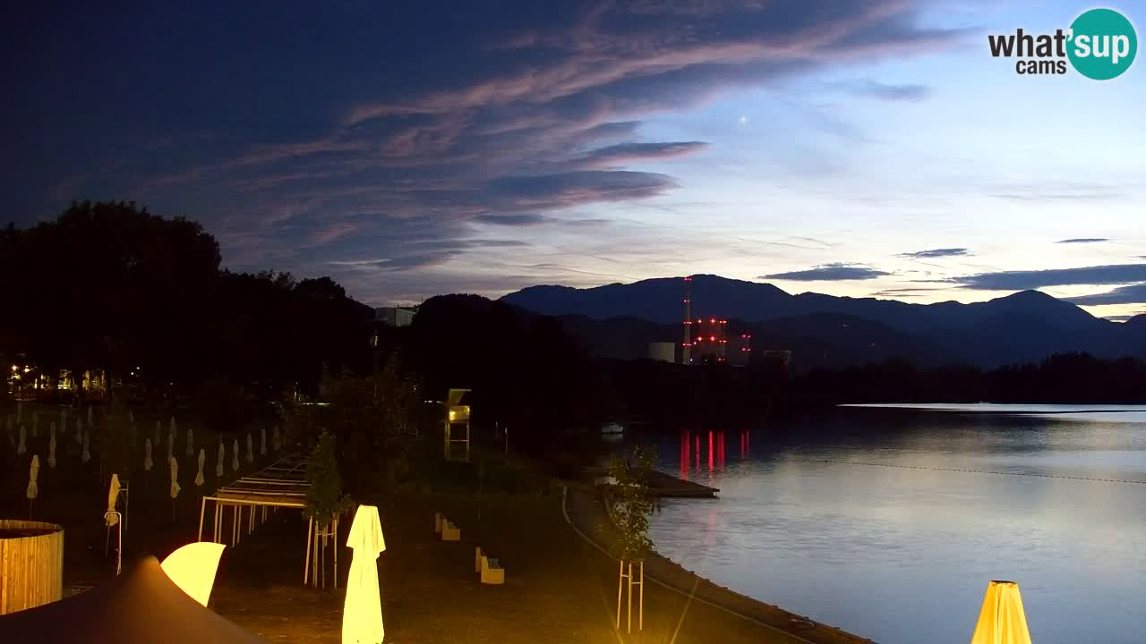 Webcam lago Velenje – Vista en directo desde Velenje Beach