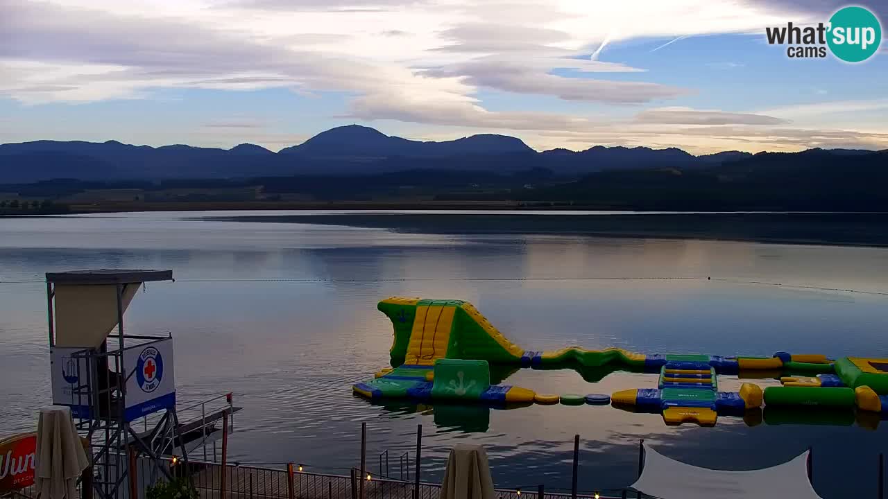 Webcam Lago di Velenje – Spiaggia di Velenje in diretta