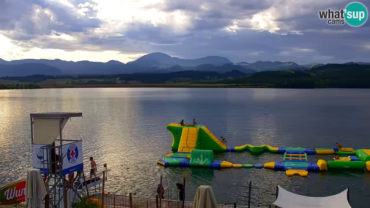 Web kamera Velenjsko jezero – Plaža Velenje uživo
