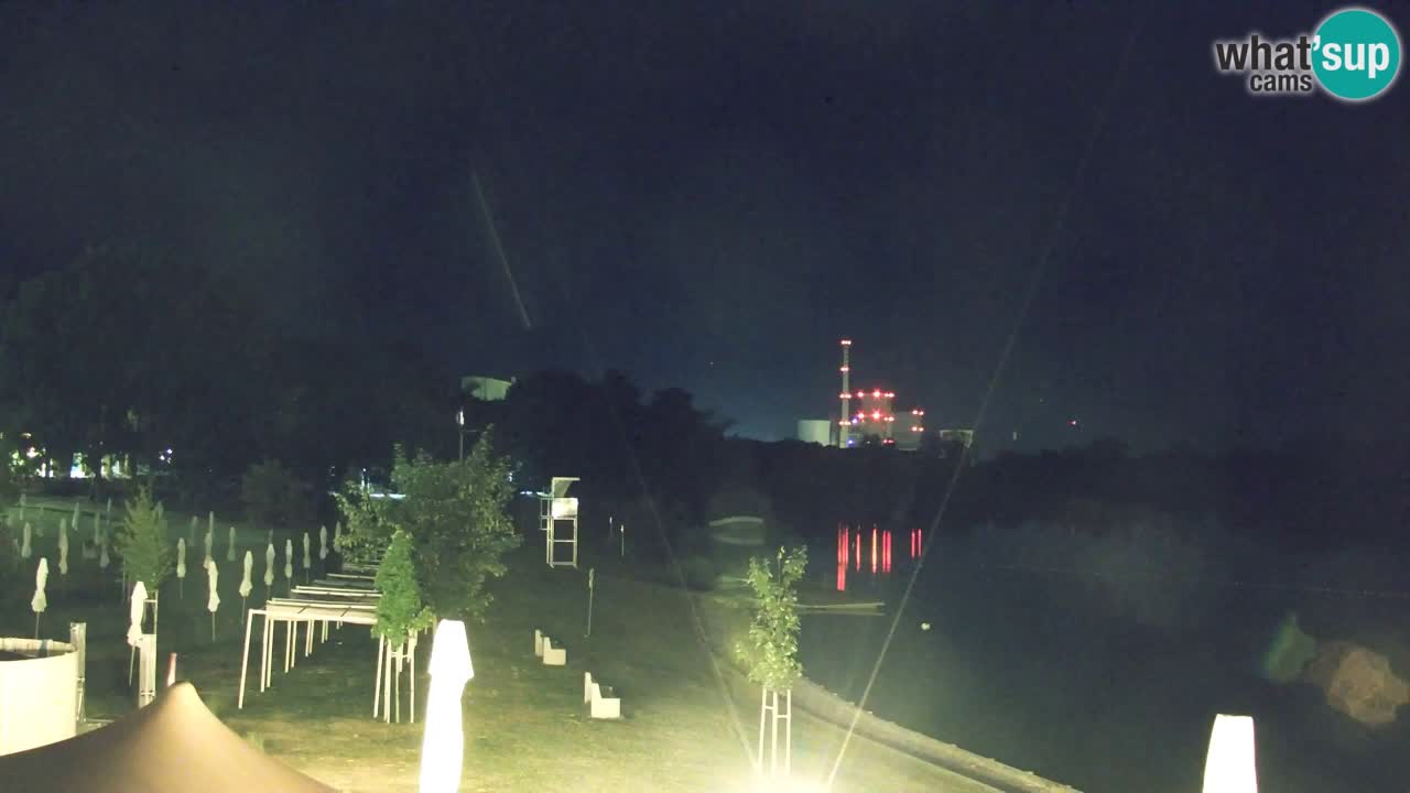 Webcam lago Velenje – Vista en directo desde Velenje Beach